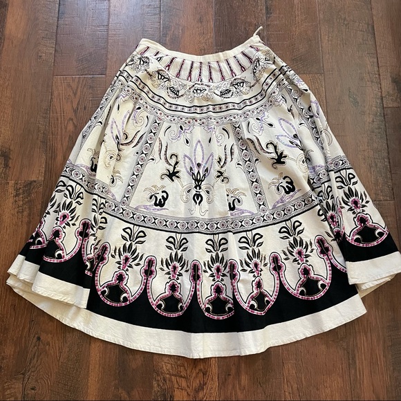 Boho maxi skirt, authentic wardrobe piece from the soap Passions, approx size 6* - Picture 10 of 16